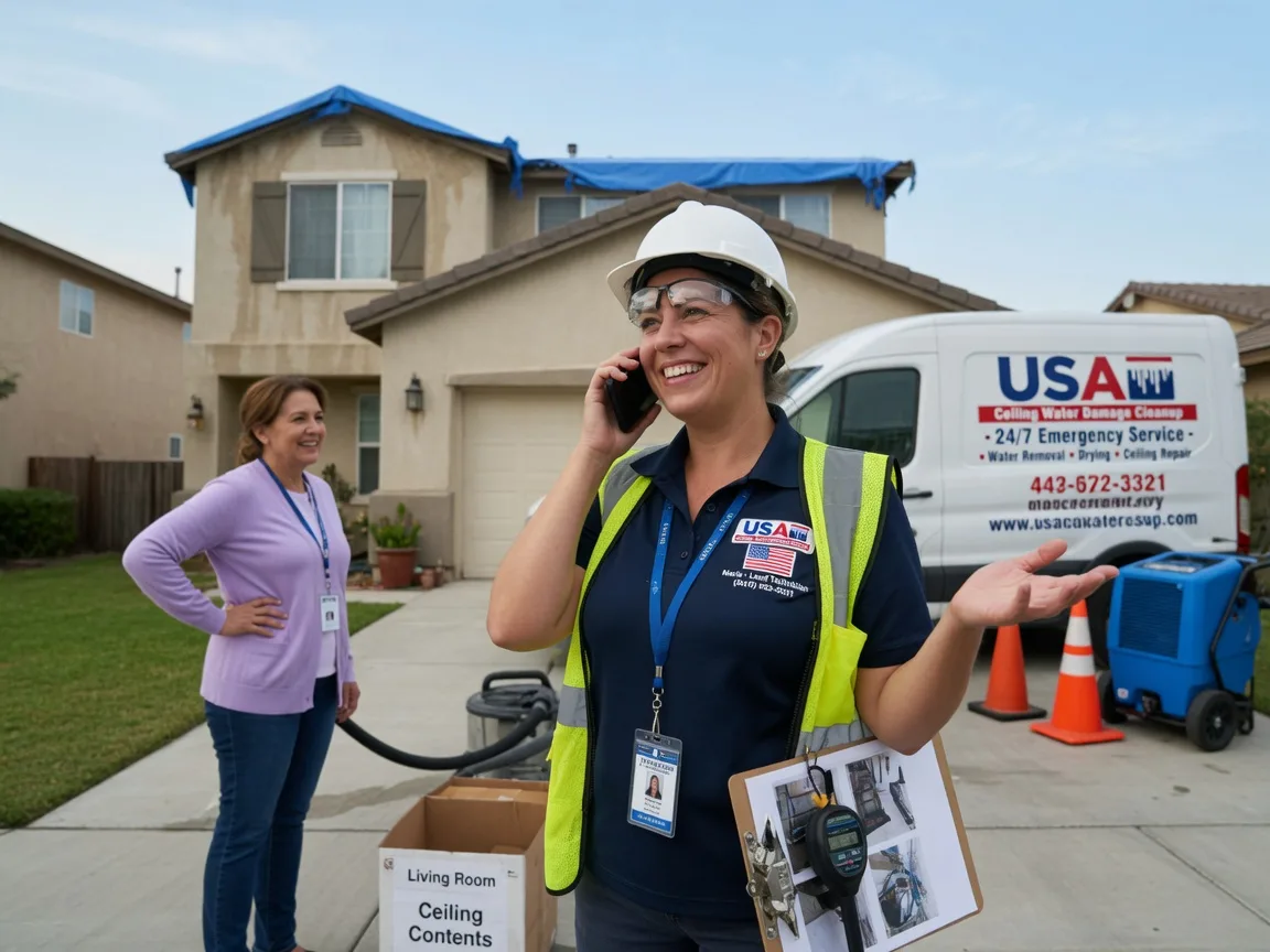 Ceiling Water Damage Restoration South Roxana, IL FAQs