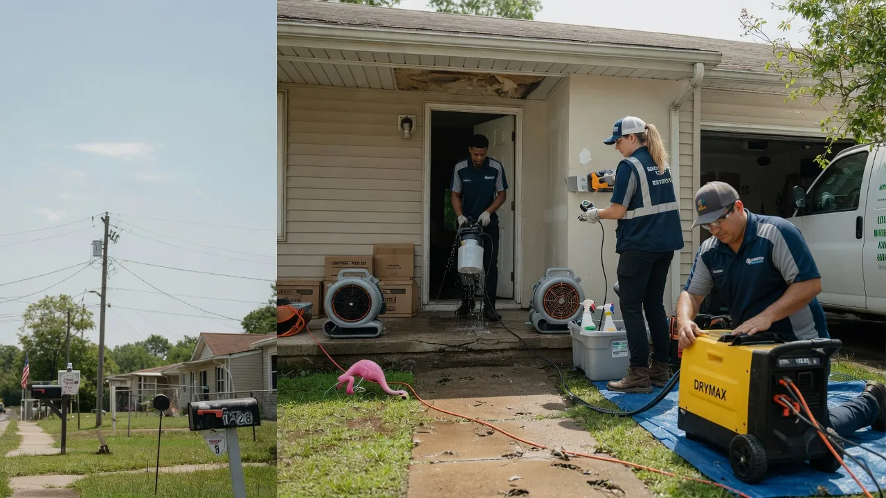 Storm Damage Water Removal in South Roxana, IL near me